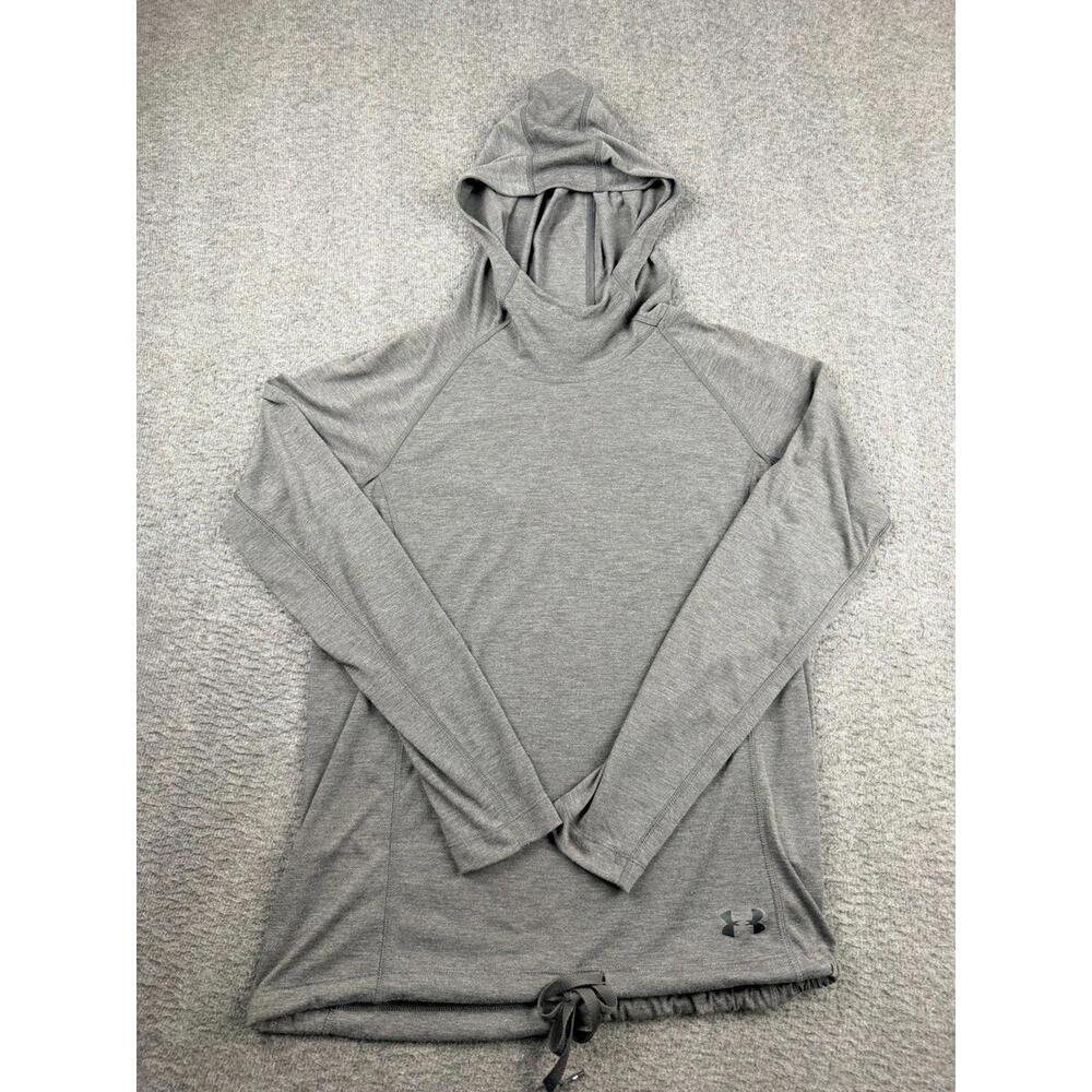 Under Armour Women’s S Small Gray Long Sleeve Pullover‎ Hoodie Athletic Top